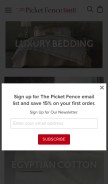 How thepicketfence.com looks like on a mobile device such as an iPhone.