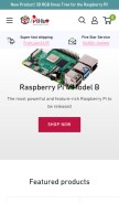 How thepihut.com looks like on a mobile device such as an iPhone.