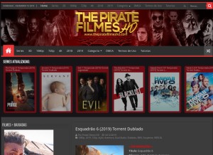 How thepiratefilmeshd.biz looks like on a tablet such as an iPad.