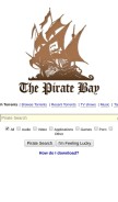 How thepirateproxy3se.com looks like on a mobile device such as an iPhone.