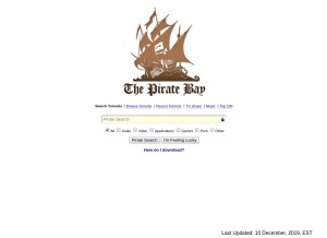 How thepirateproxy3se.com looks like on a tablet such as an iPad.