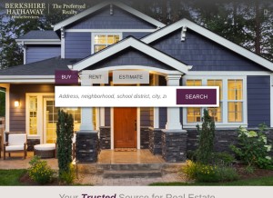 How thepreferredrealty.com looks like on a tablet such as an iPad.