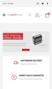 How theprintshop.co.za looks like on a mobile device such as an iPhone.