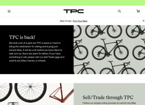 How theproscloset.com looks like on a tablet such as an iPad.