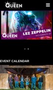 How thequeenwilmington.com looks like on a mobile device such as an iPhone.