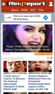 How theringreport.com looks like on a mobile device such as an iPhone.