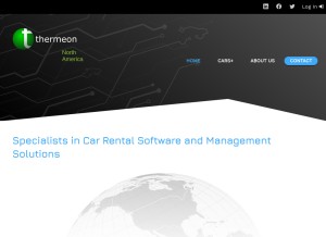 How thermeon.io looks like on a tablet such as an iPad.