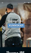 How thermo-ips.no looks like on a mobile device such as an iPhone.