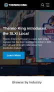 How thermoking.com looks like on a mobile device such as an iPhone.