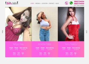 How thesamjain.com looks like on a tablet such as an iPad.