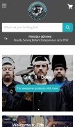 How thesandpaperpeople.com looks like on a mobile device such as an iPhone.