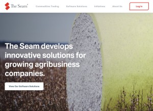 How theseam.com looks like on a tablet such as an iPad.