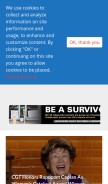 How theshelbyreport.com looks like on a mobile device such as an iPhone.