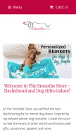 How thesmoothestore.com looks like on a mobile device such as an iPhone.
