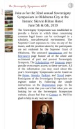 How thesovereigntysymposium.com looks like on a mobile device such as an iPhone.