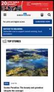 How thespec.com looks like on a mobile device such as an iPhone.