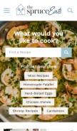 How thespruceeats.com looks like on a mobile device such as an iPhone.