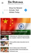 How thestatesman.com looks like on a mobile device such as an iPhone.
