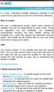 How thesubdb.com looks like on a mobile device such as an iPhone.
