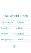 How thetimezoneconverter.com looks like on a mobile device such as an iPhone.