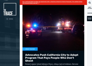 How thetrace.org looks like on a tablet such as an iPad.