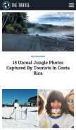 How thetravel.com looks like on a mobile device such as an iPhone.