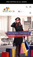 How thetrendishopper.com looks like on a mobile device such as an iPhone.