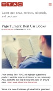 How thetruthaboutcars.com looks like on a mobile device such as an iPhone.