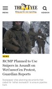How thetyee.ca looks like on a mobile device such as an iPhone.