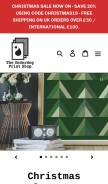 How theunderdogprintshop.com looks like on a mobile device such as an iPhone.