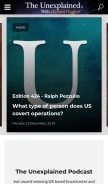 How theunexplained.tv looks like on a mobile device such as an iPhone.