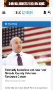 How theunion.com looks like on a mobile device such as an iPhone.