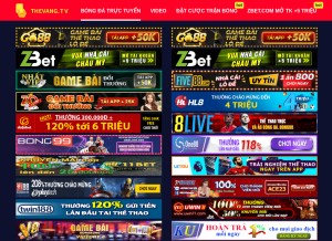 How thevangtv.com looks like on a tablet such as an iPad.