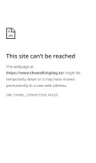 How thewalkingdog.es looks like on a mobile device such as an iPhone.