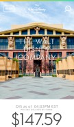 How thewaltdisneycompany.com looks like on a mobile device such as an iPhone.