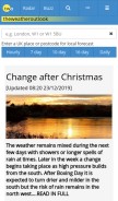 How theweatheroutlook.com looks like on a mobile device such as an iPhone.