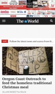 How theworldlink.com looks like on a mobile device such as an iPhone.