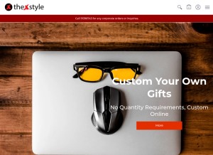 How thexstyle.com looks like on a tablet such as an iPad.