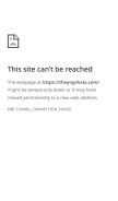 How theyogshala.com looks like on a mobile device such as an iPhone.