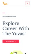 How theyuvas.com looks like on a mobile device such as an iPhone.