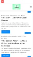 How thezenpens.com looks like on a mobile device such as an iPhone.