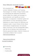 How thiel.naturavitalis.de looks like on a mobile device such as an iPhone.