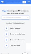 How thinkmobiles.com looks like on a mobile device such as an iPhone.
