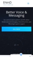 How thinq.com looks like on a mobile device such as an iPhone.