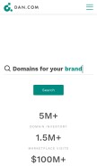 How this-domain.eu looks like on a mobile device such as an iPhone.