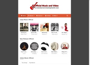 How thisdayandagemusic.com looks like on a tablet such as an iPad.