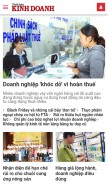 How thoibaokinhdoanh.vn looks like on a mobile device such as an iPhone.