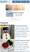 How thriftyfun.com looks like on a mobile device such as an iPhone.