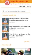 How thuvienphapluat.vn looks like on a mobile device such as an iPhone.