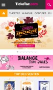 How ticketac.com looks like on a mobile device such as an iPhone.